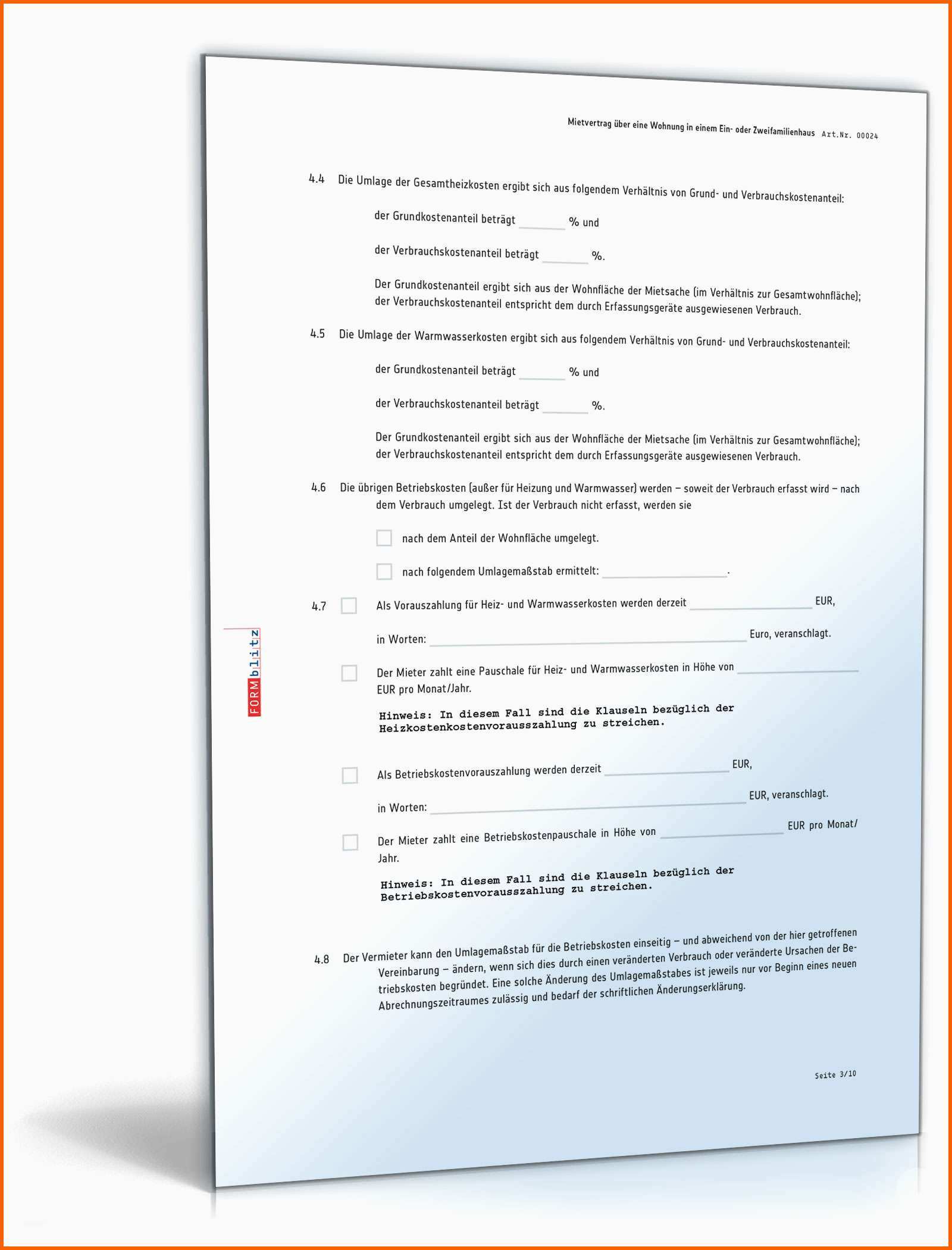 Ungewöhnlich Mietvertrag Haus Und Grund Pdf Das Beste Von Vorlage