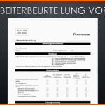 Ungewöhnlich Mitarbeiterbeurteilung Vorlage Mitarbeitergespräch