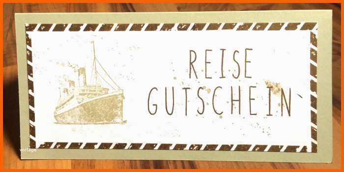 Ungewöhnlich Reise Gutschein &quot;ticket Style&quot; Travel Voucher T