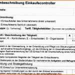 Ungewöhnlich Stellenbeschreibung Einkaufscontroller