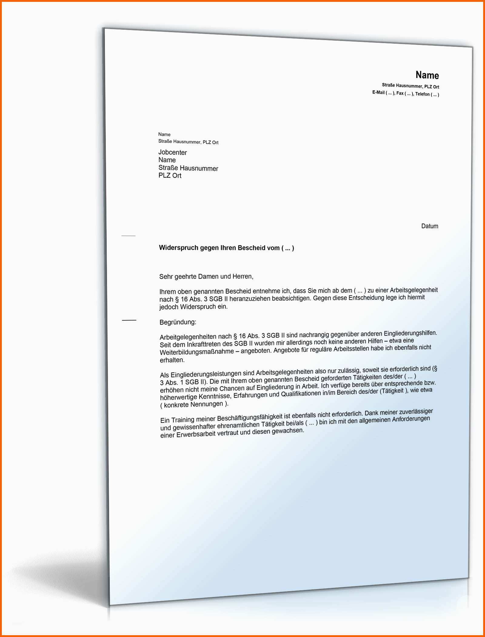 Ungewöhnlich Widerspruch Verpflichtung 1 Euro Job