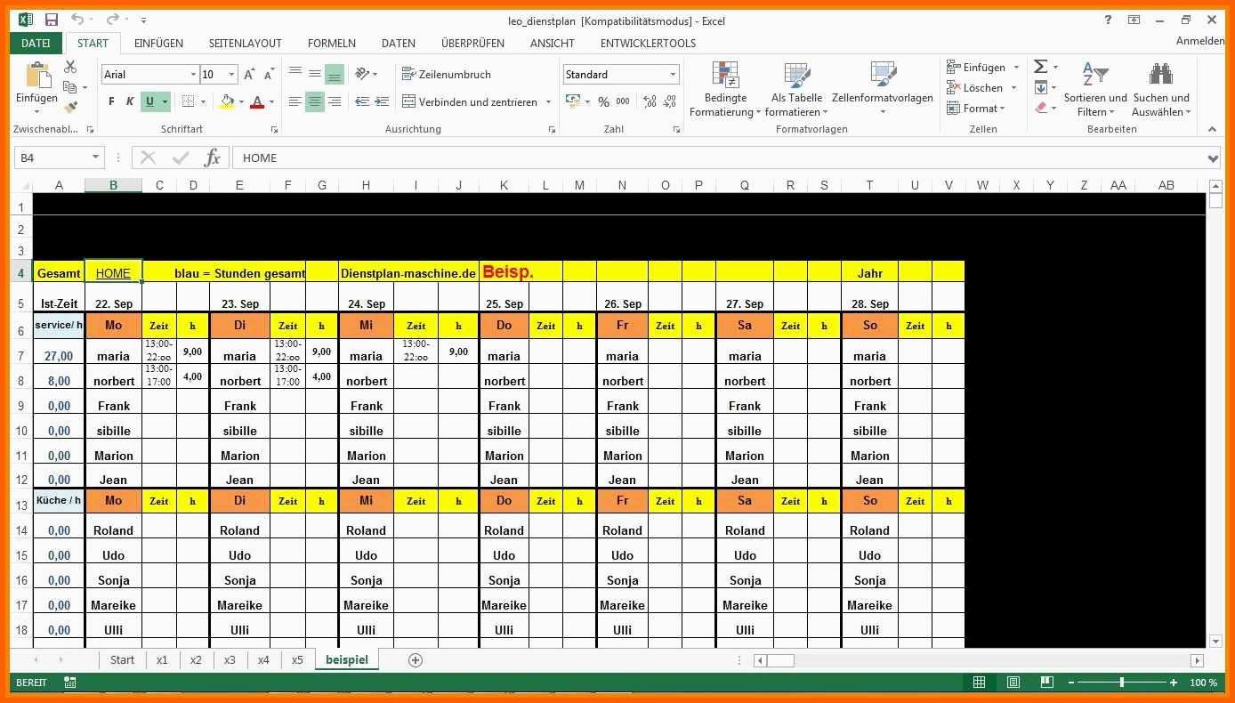 Unglaublich 10 Nstplan Excel Vorlage