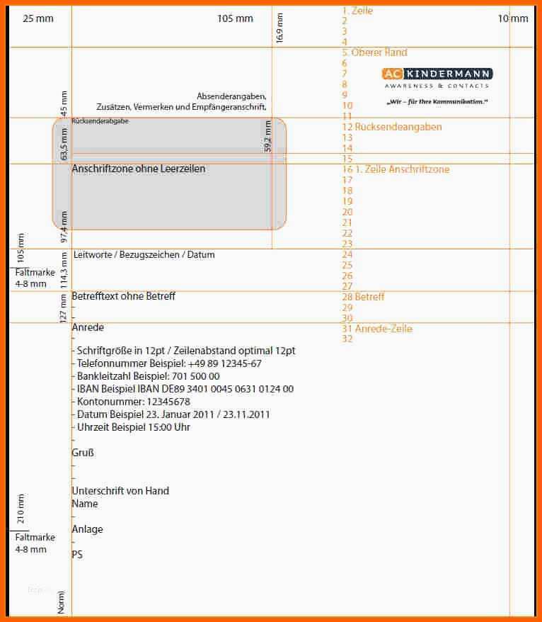 Unglaublich 15 Privater Geschäftsbrief Din 5008