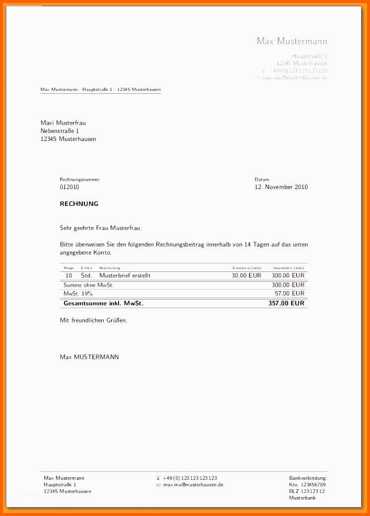 Unglaublich 15 Vordruck Quittung Vorlagen123 Vorlagen123