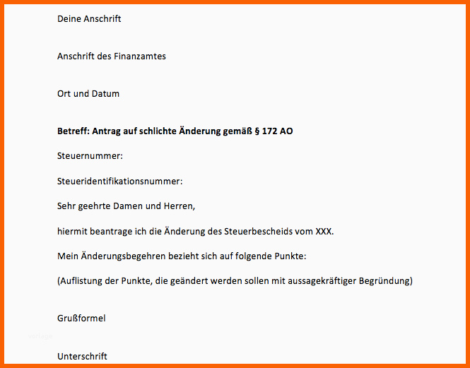 Unglaublich Antrag Auf Änderung so Wird Dein Steuerbescheid Im