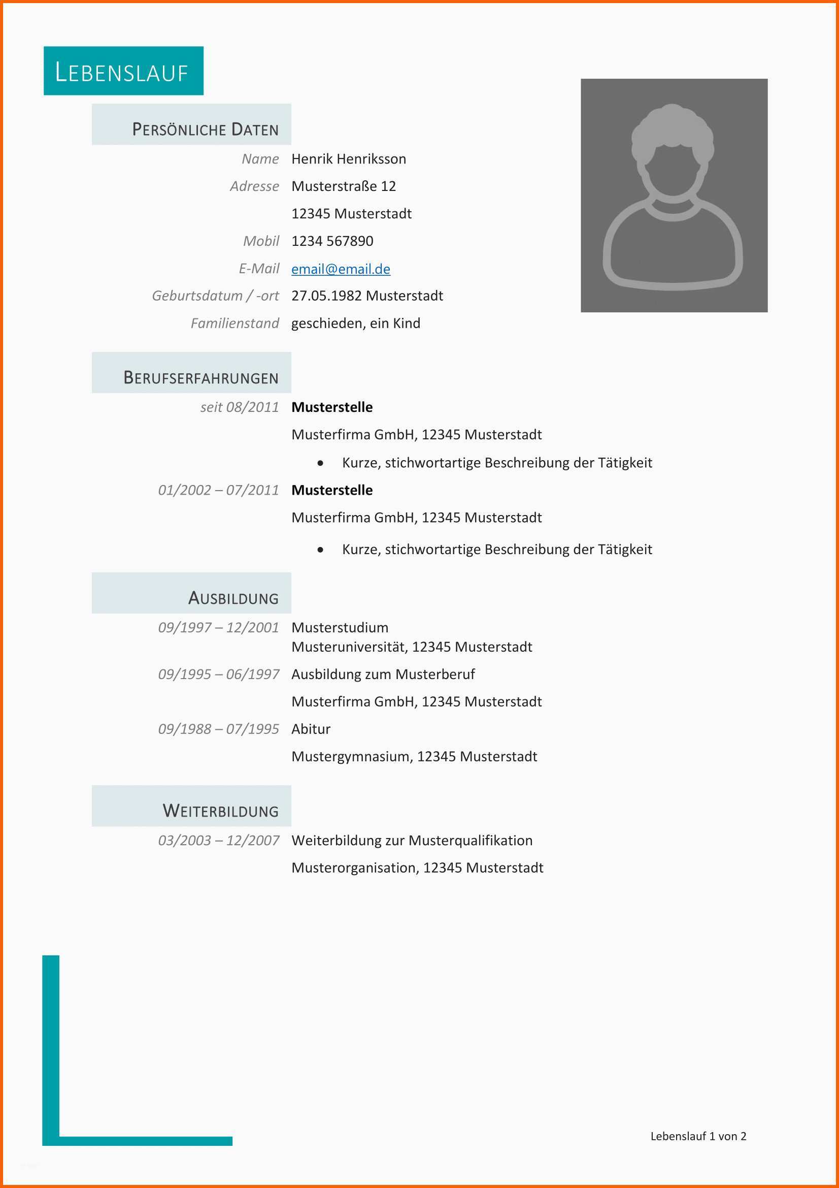 Unglaublich Bewerbung Lebenslauf Vorlage Schüler Komplett original