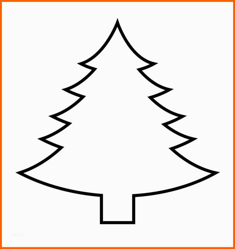 Unglaublich Christbaum Vorlage