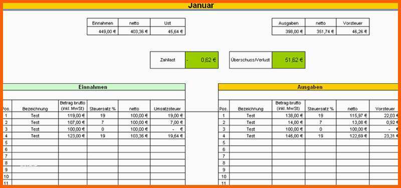 Unglaublich Doppelte Buchhaltung Excel Vorlage Kostenlos – De Excel