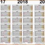 Unglaublich Dreijahreskalender 2017 2018 2019 Als Pdf Vorlagen