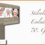 Unglaublich Einladung 70 Geburtstag Vorlage Kostenlos