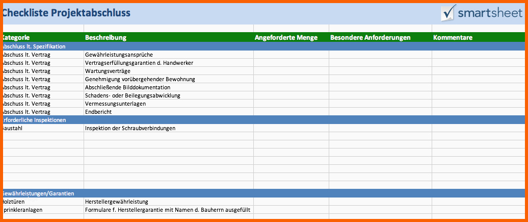Unglaublich Kostenlose Excel Vorlagen Für Bauprojektmanagement