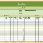 Unglaublich Kostenloses Kassenbuch Als Excel Vorlage