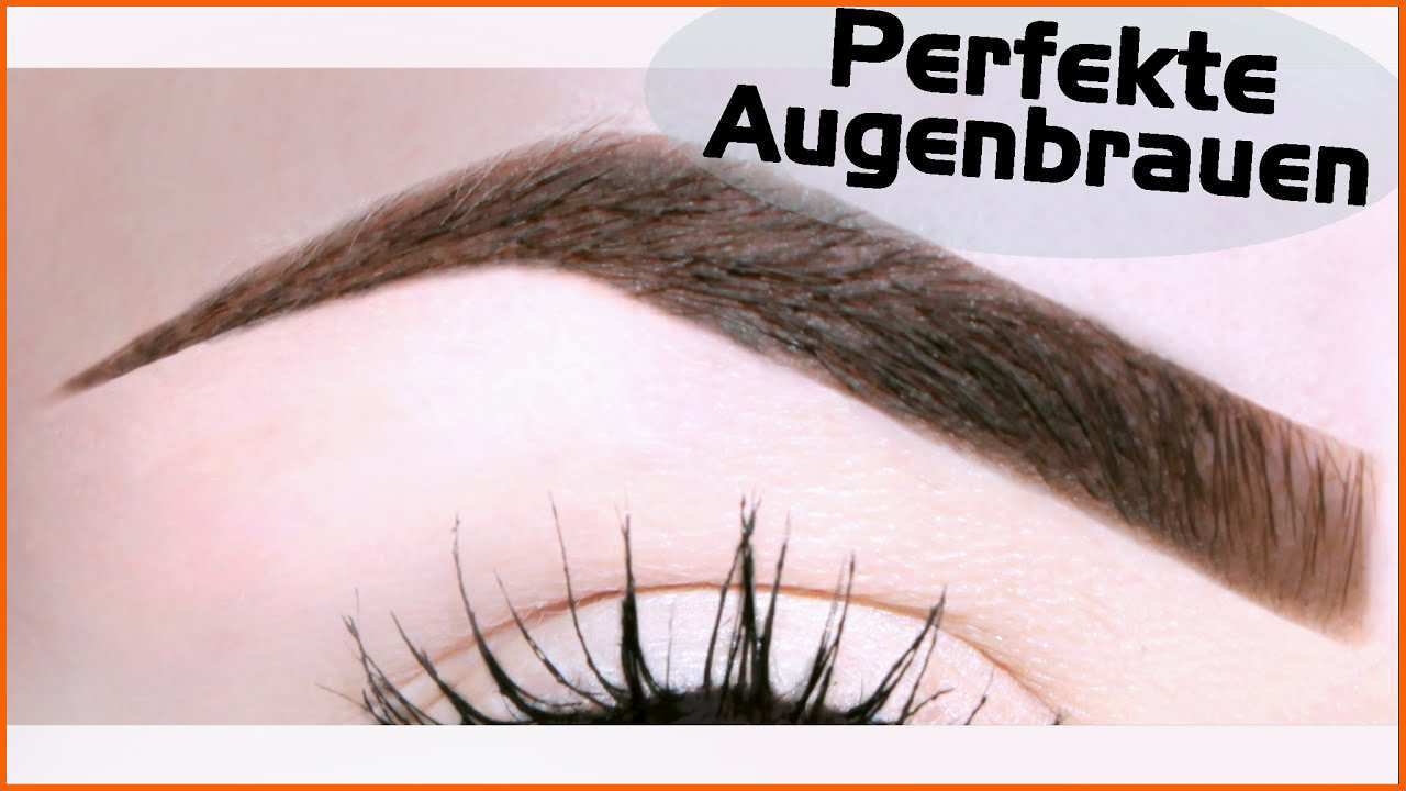 Unglaublich Perfekte Augenbrauen Zupfen formen Nachmalen I Hannah