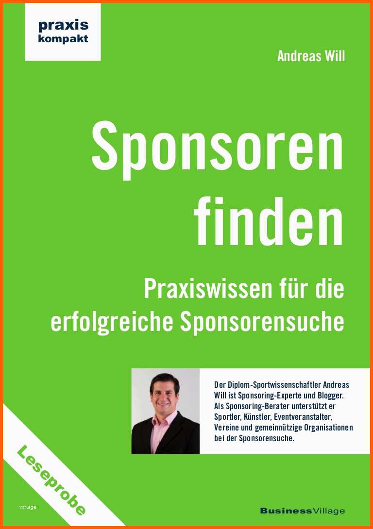 Unglaublich Sponsoren Finden