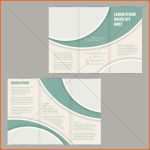 Unglaublich Tri Fold Broschüre Flyer Design Vorlage Lizenzfreies