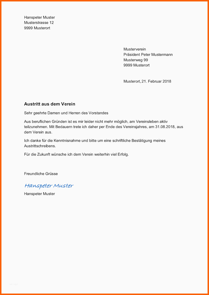 Unglaublich Vorlage Kündigung Für Job Wohnung Fitness Abo