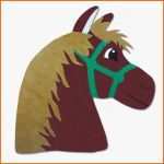 Unglaublich Vorlage Pferdekopf Schönste tolles Steckenpferd Zum