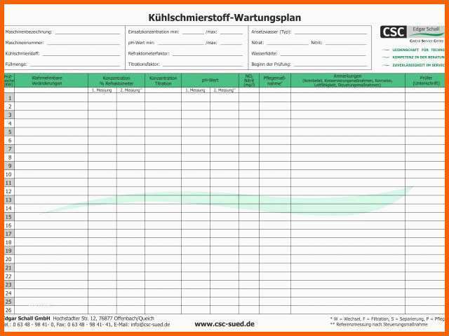 Unglaublich Wartungsplaner V6 Kostenlos Wartungsplaner Excel Vorlage