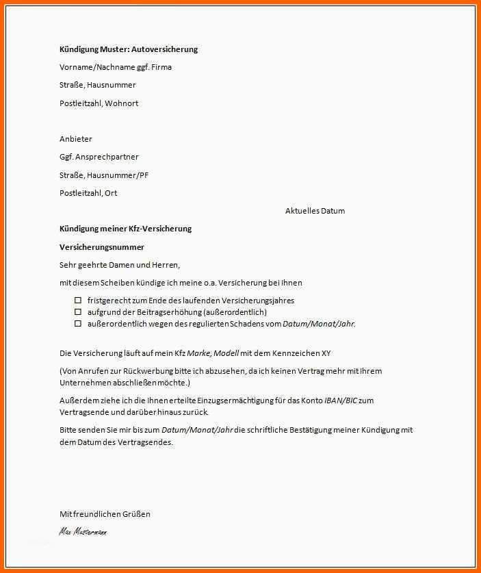 Unvergesslich 14 Stornierung Vorlage