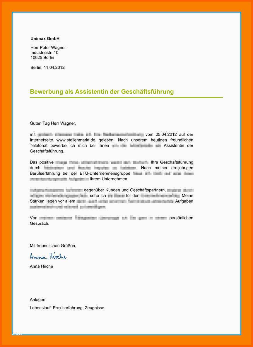 Unvergesslich 7 Anschreiben Praktikum Vorlage