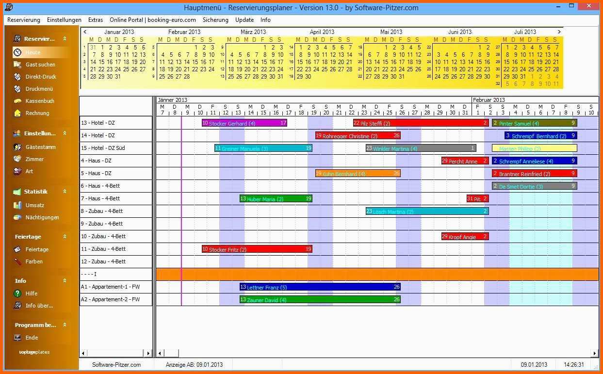 Unvergesslich Belegungsplan Excel Vorlage Kostenlos Erstaunliche