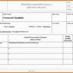 Unvergesslich Besprechungsprotokoll Vorlage Excel Gratis