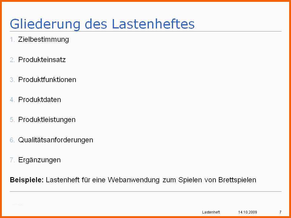 Unvergesslich Business Wissen Management Security Lastenheft