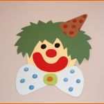 Unvergesslich Clown Fensterbild Vorlage