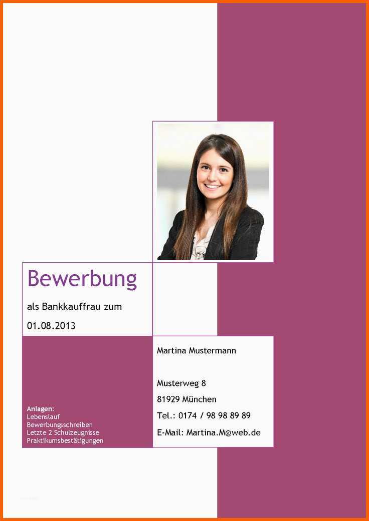 bewerbung muster