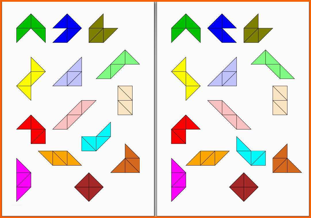 Unvergesslich Download Bastel Vorlagen – Pentoma Ganzes Tangram Vorlage
