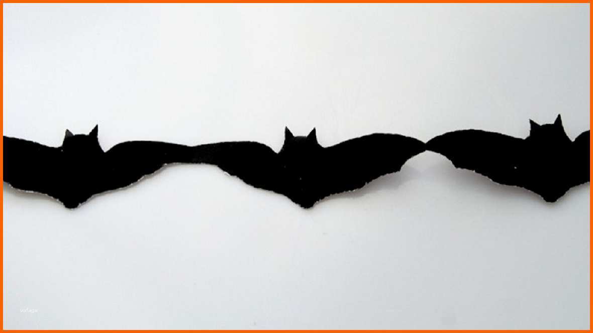 Unvergesslich Fledermaus Girlande Für Halloween Mit Ser Vorlage