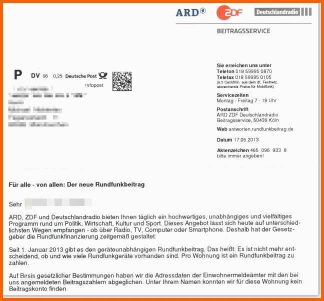 Unvergesslich Gez Kündigen Vorlage Erstaunlich Ard Zdf Deutschlandradio