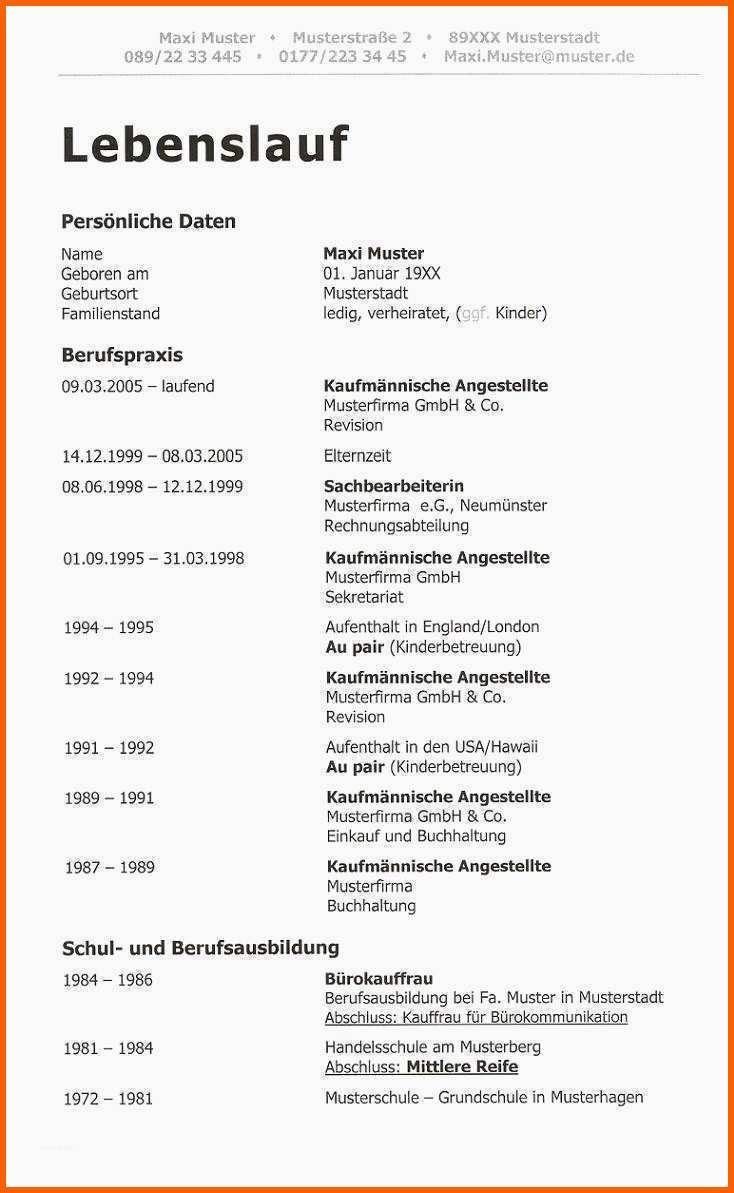 Unvergesslich Lebenslauf Vorlage Openoffice Erstaunlich Muster