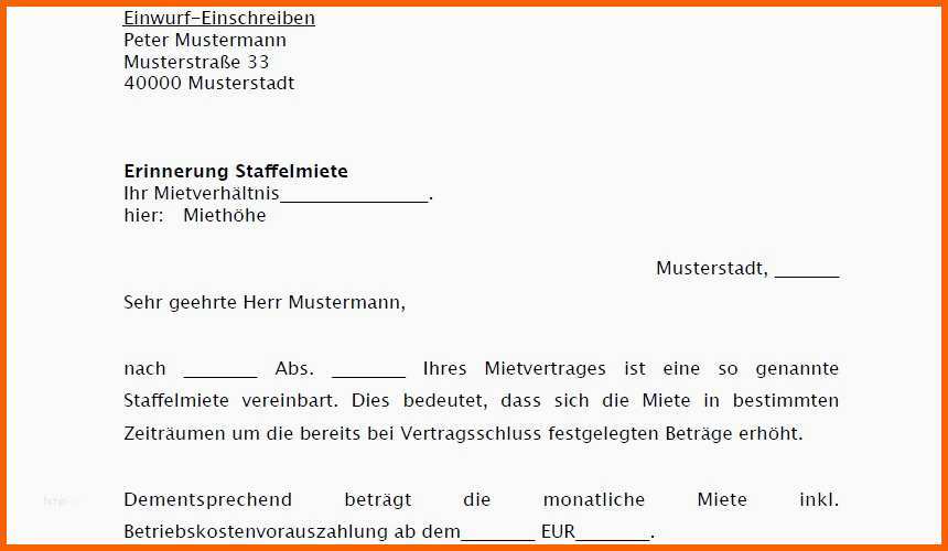 Unvergesslich Mieterhöhung Vorlage Word Wunderbar Ankündigung