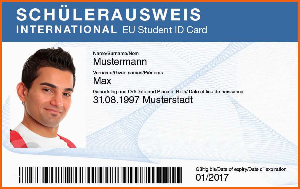 Unvergesslich Schülerausweis Sky Blue