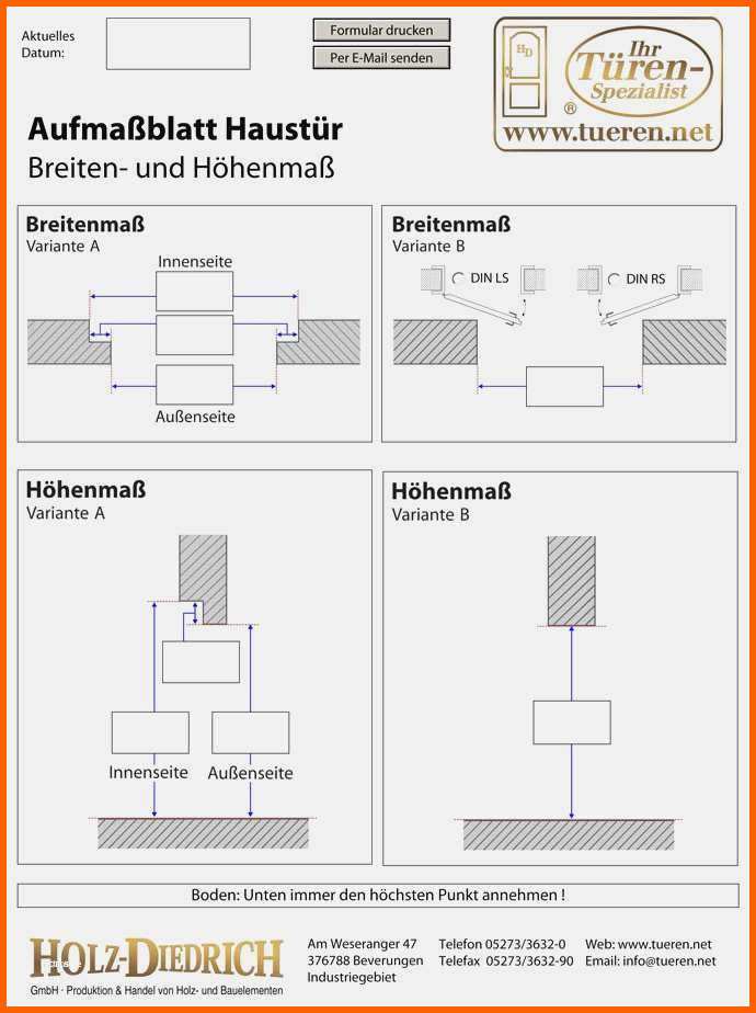 Unvergesslich Tür Aufmaß Vorlage Köstlich Wie Putze Ich