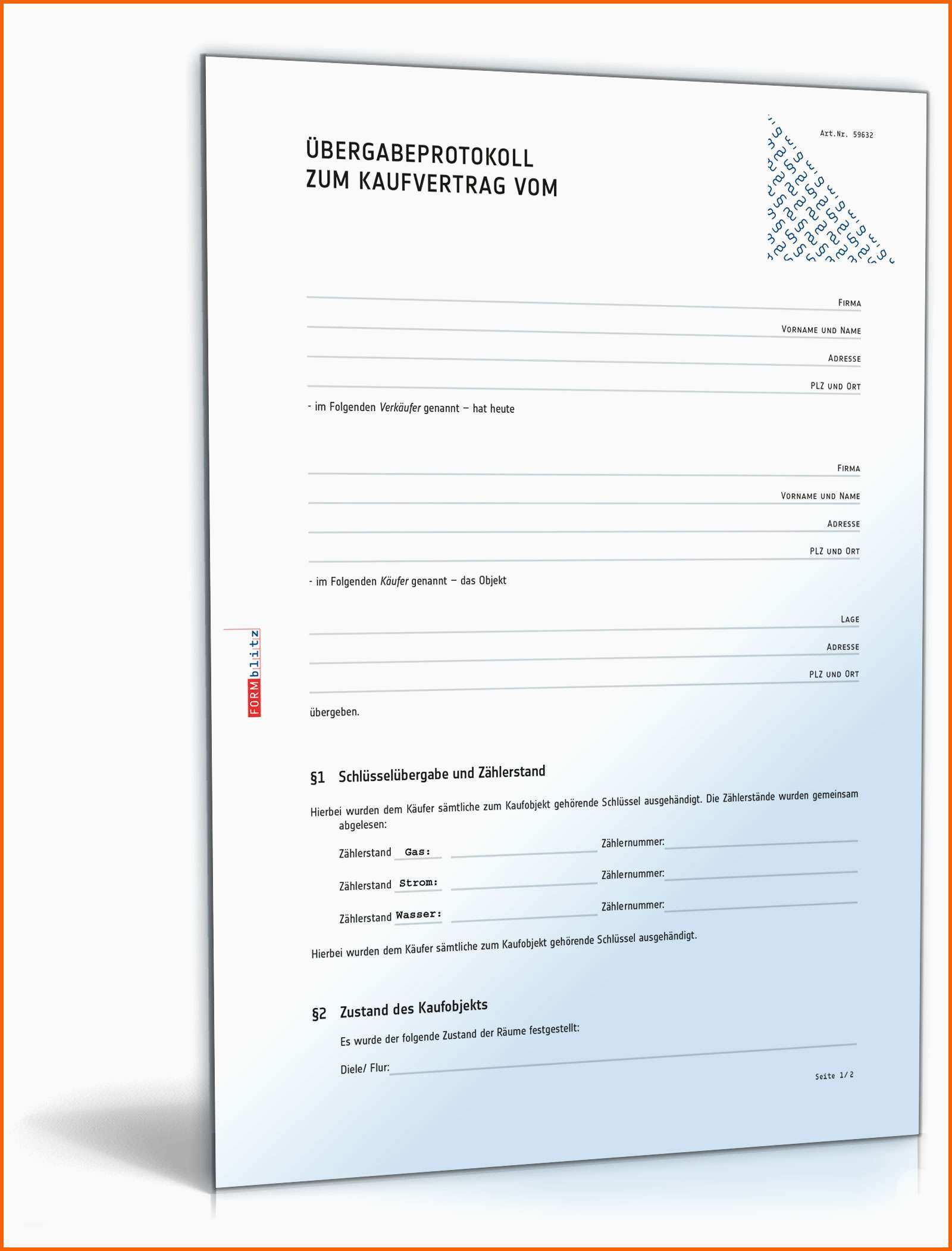 uebergabeprotokoll hauskauf