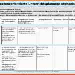 Unvergesslich Unterrichtsplanung