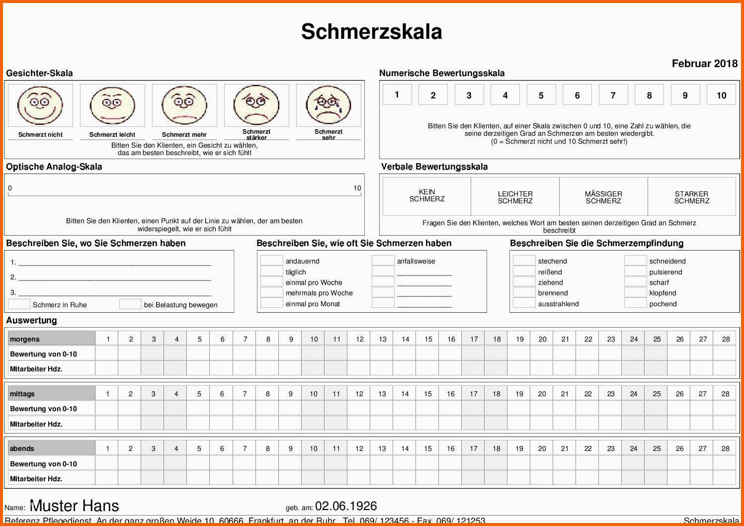 Unvergesslich Vorlagen – Meinpfleg Nst