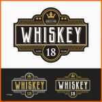 Unvergesslich Whiskey Labels Collection Vector