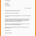 Unvergleichlich 15 Kündigungsschreiben Muster Arbeitsvertrag