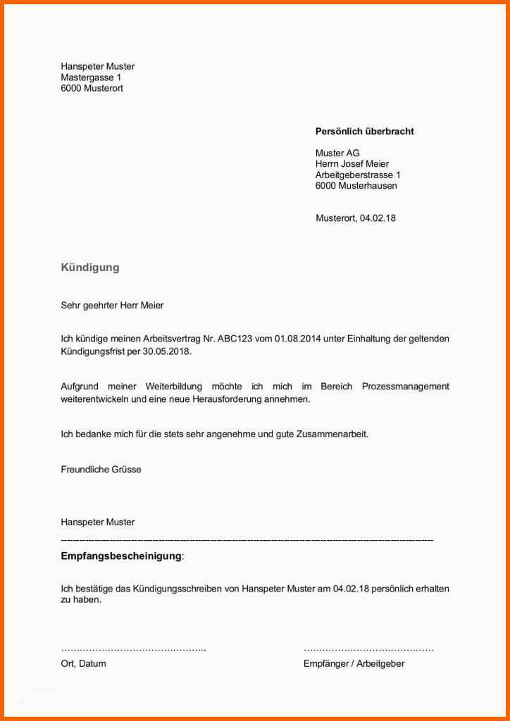 Unvergleichlich 20 Arbeitsvertrag Richtig Kündigen