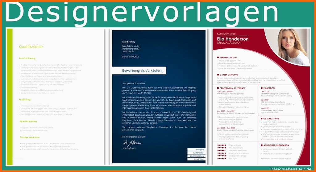 Unvergleichlich Bewerbung Auf Englisch Mit Cover Letter Und Cv Zum Download