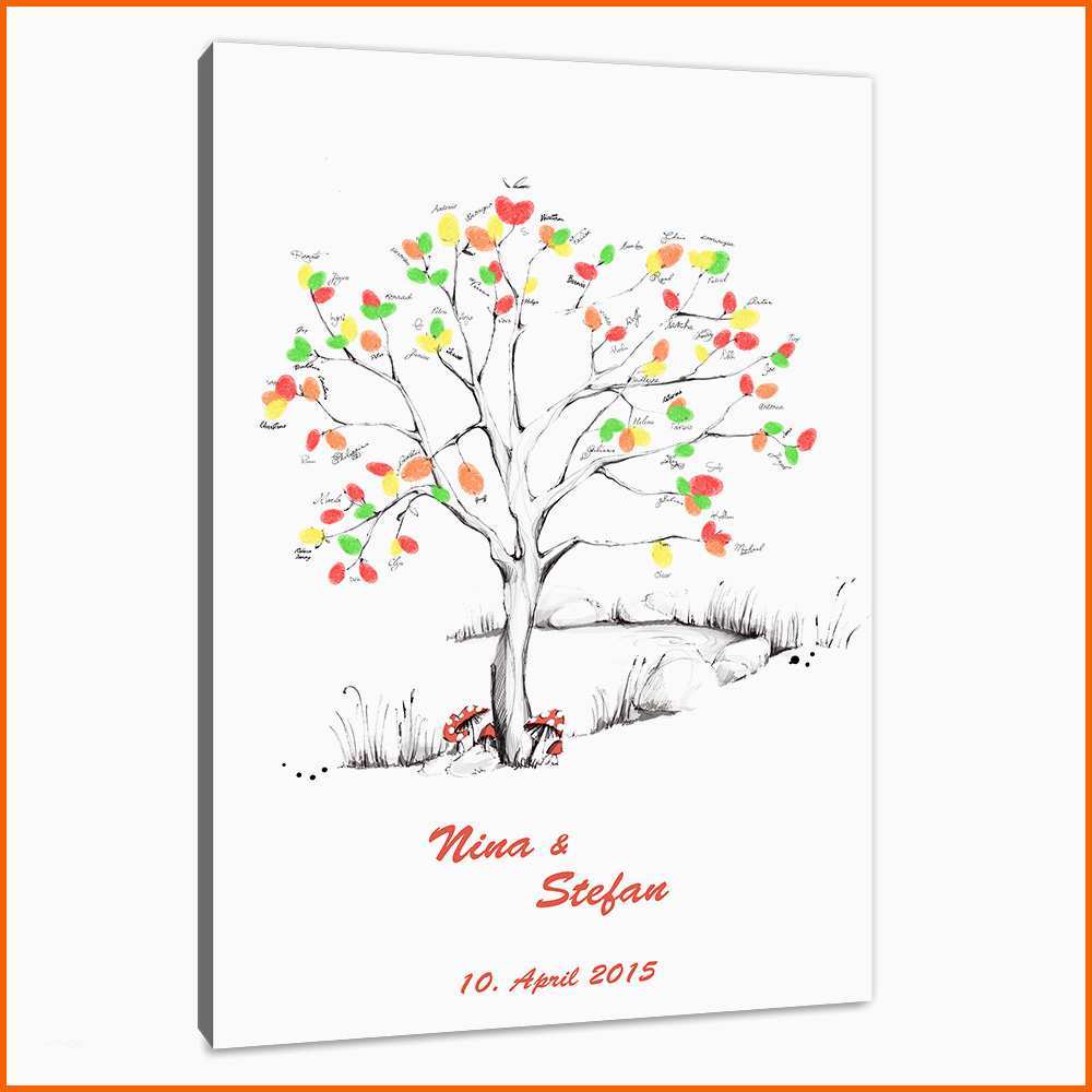 Unvergleichlich ♥wedding Tree Leinwand♥