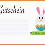 Unvergleichlich Gutschein Vorlage Frohe Ostern