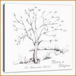 Unvergleichlich Hochzeit Baum Fingerabdruck Vorlage – Wohn Design