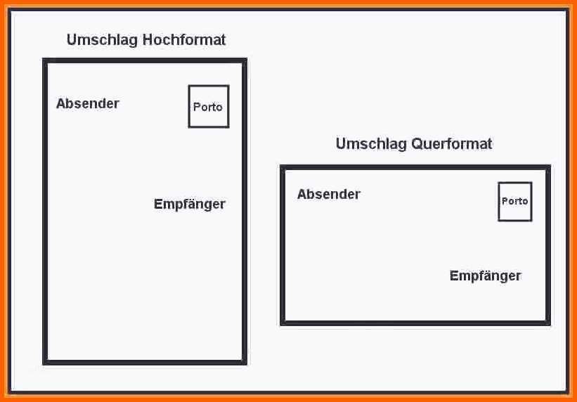 Unvergleichlich Neues Briefumschlag Beschriften Vorlage