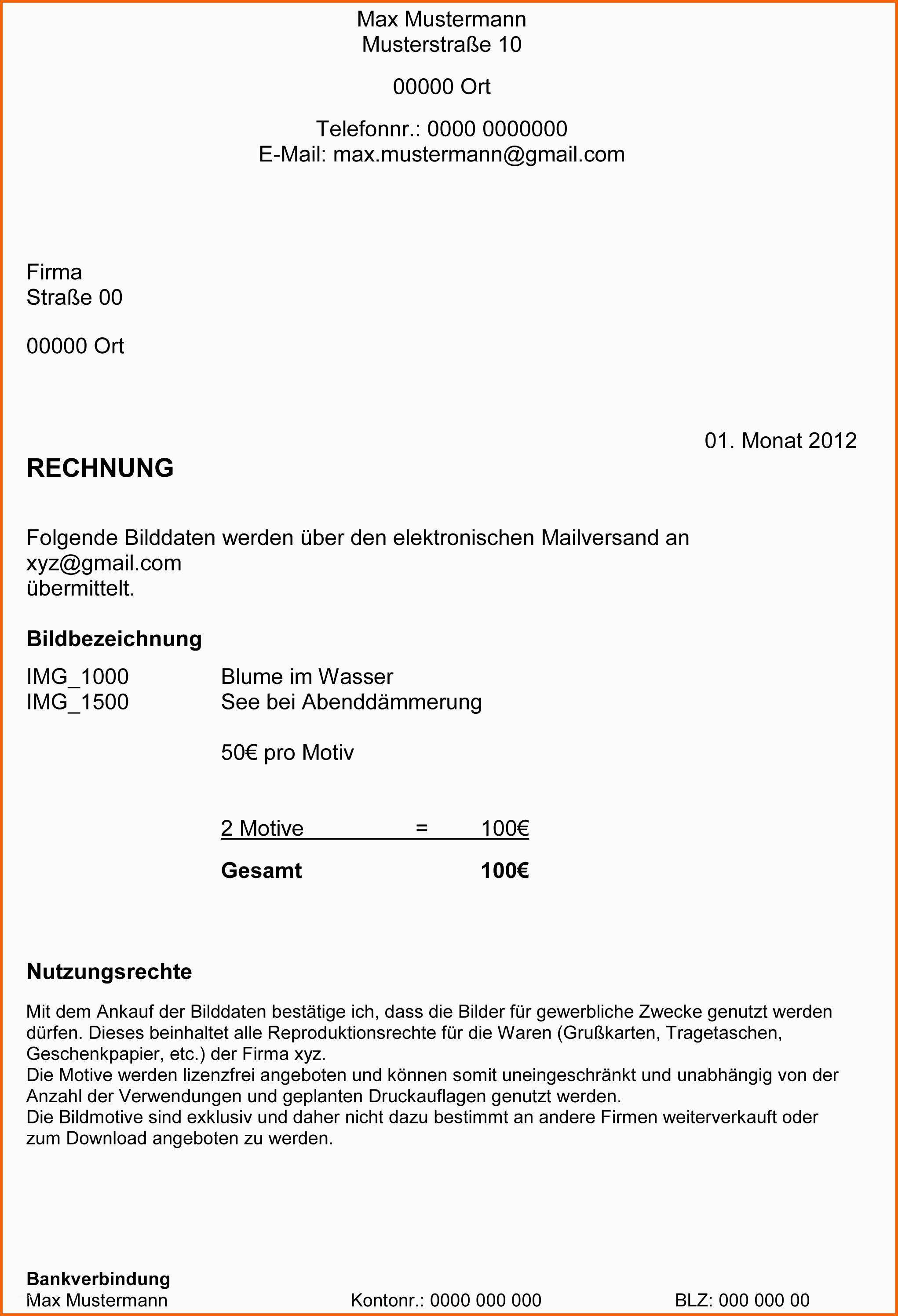 Unvergleichlich Privatperson Rechnung Kann Man Das so Schreiben