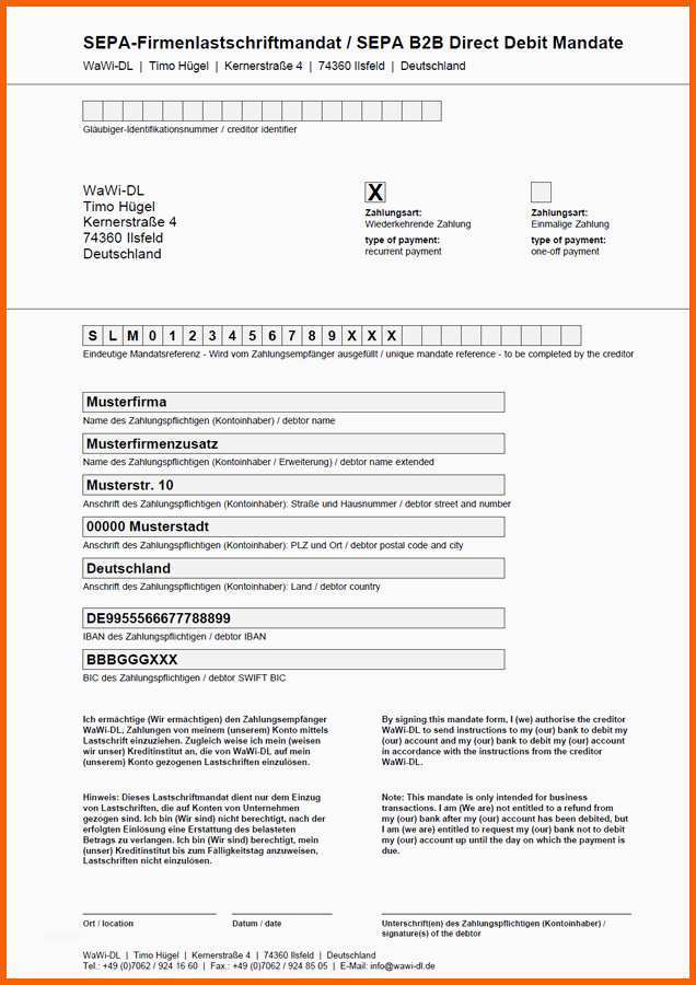 Unvergleichlich Sepa Lastschriftmandat Vorlage Sparkasse – Vorlagens Download