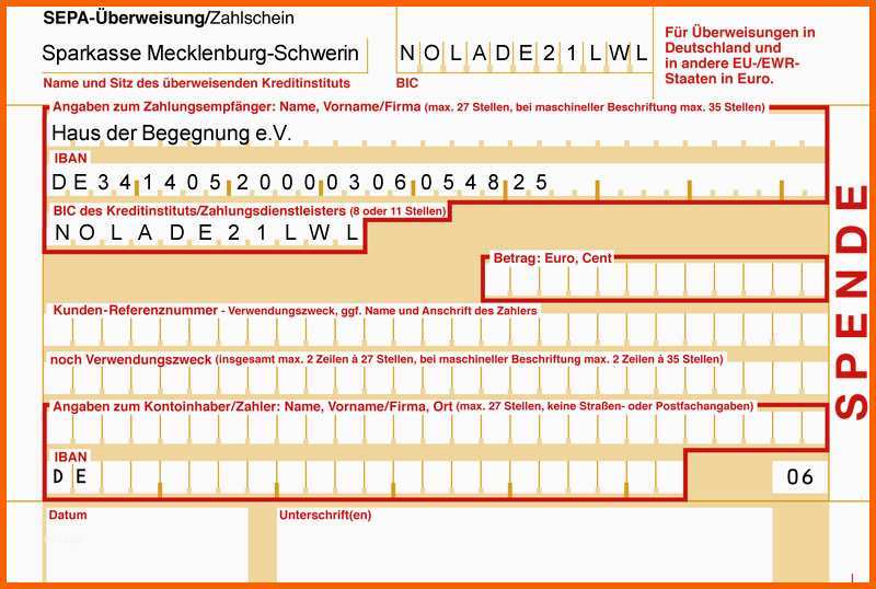 Unvergleichlich Spenden Haus Der Begegnung Schwerin E V